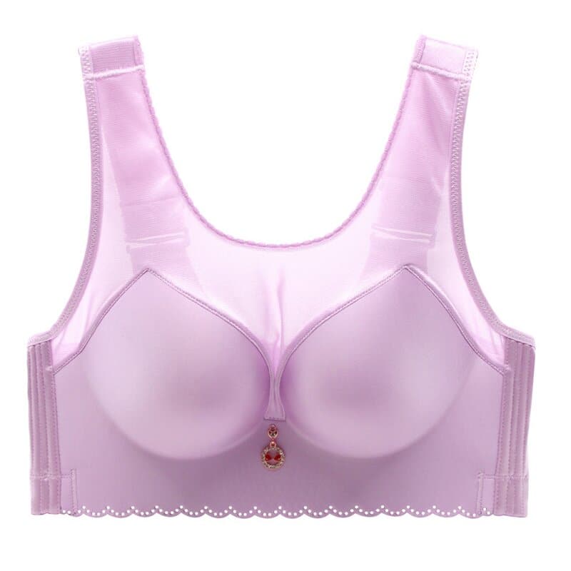 Plus Size Full Cup No Steel Ring Ultra thin Yoga Sports Bra