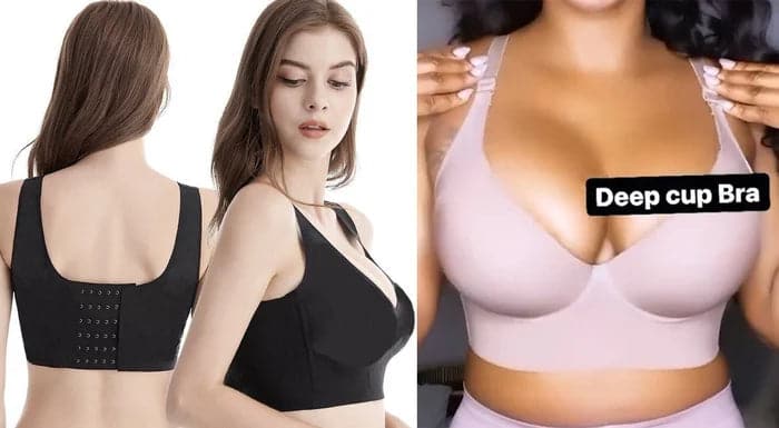 🎉Fashion Deep Cup Bra🔥Bra with shapewear incorporated (Promotion 50% OFF)