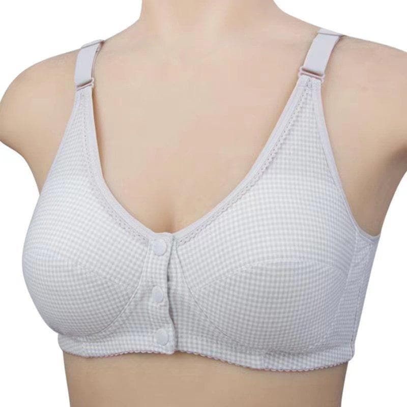 3 PCS Skin Friendly Cotton Front Button Bra