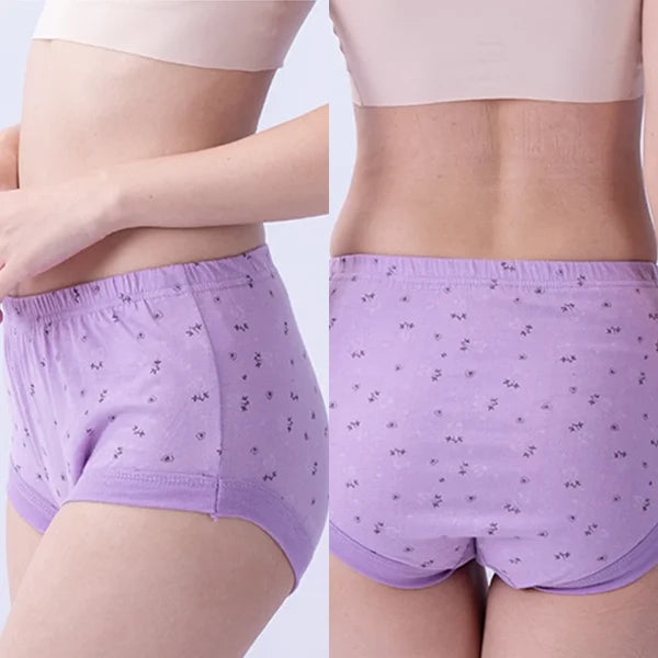 💥New Hot sales🔥2024 New High-Waist Ladies Cotton Panties Plus Sizes