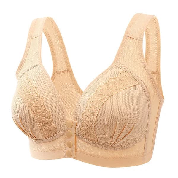 🥰BUY 1 GET 1 FREE🥰-2023 Front Button Breathable Skin-Friendly Cotton Bra