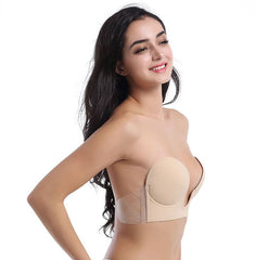 Invisible Strapless Push Up Bra