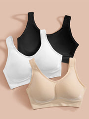 Daily Comfort Wireless Bra 3 Pack