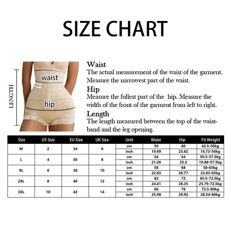 Tummy Control Panties Butt Lift Underwear For Women